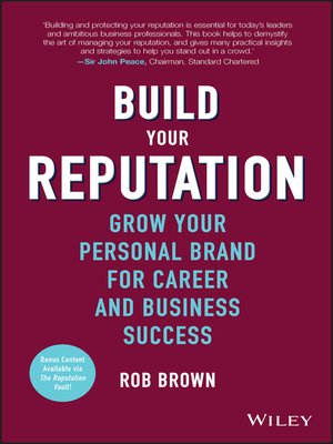 cover image of Build Your Reputation